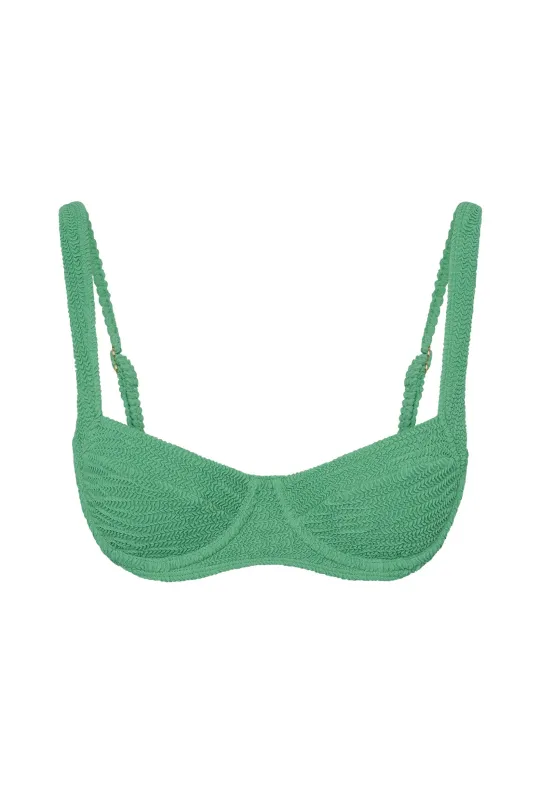 Sorrento Top - Pond Crinkle sold by Monday Swimwear