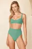 Sorrento Top - Pond Crinkle sold by Monday Swimwear