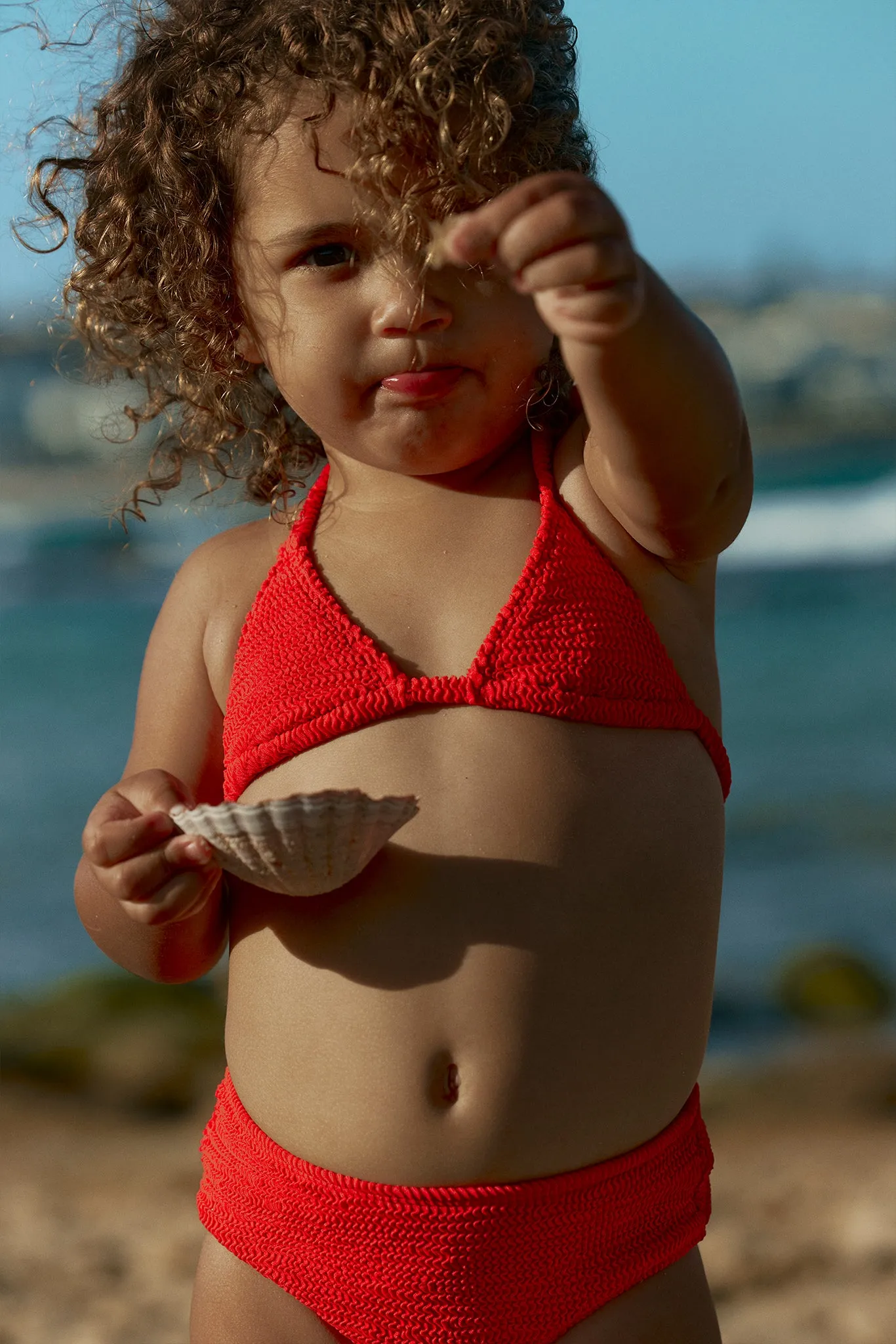 Palma Top & Seychelles Bottom Set - Chili Pepper Crinkle sold by Monday Swimwear product image thumbnail 4