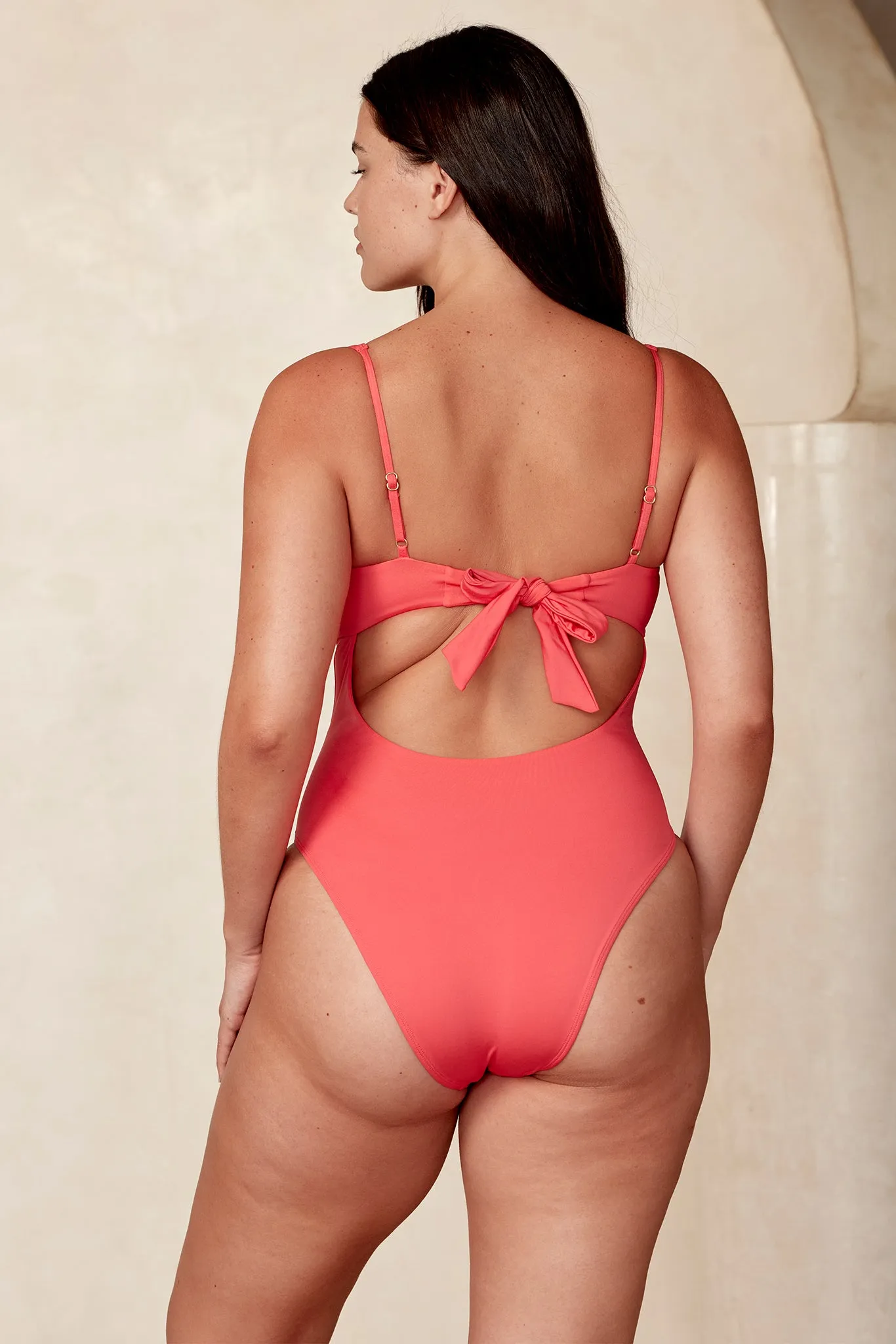 Clovelly One Piece - Strawberry sold by Monday Swimwear product image thumbnail 5