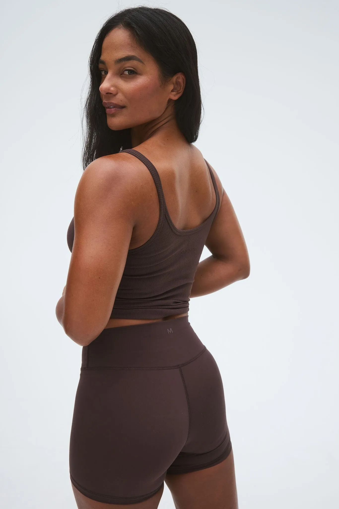 Devin Tank - Espresso Rib sold by Monday Swimwear product image thumbnail 2