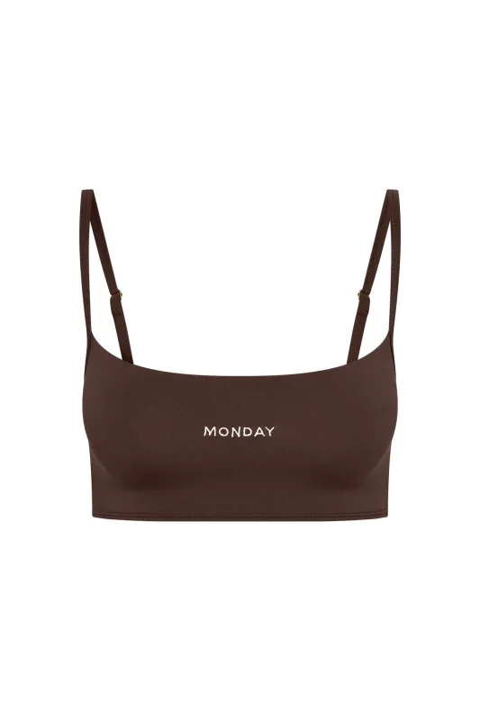 Olympic Bra - Espresso sold by Monday Swimwear