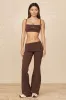 Melrose Flared Legging Long - Espresso sold by Monday Swimwear