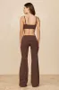 Melrose Flared Legging Long - Espresso sold by Monday Swimwear