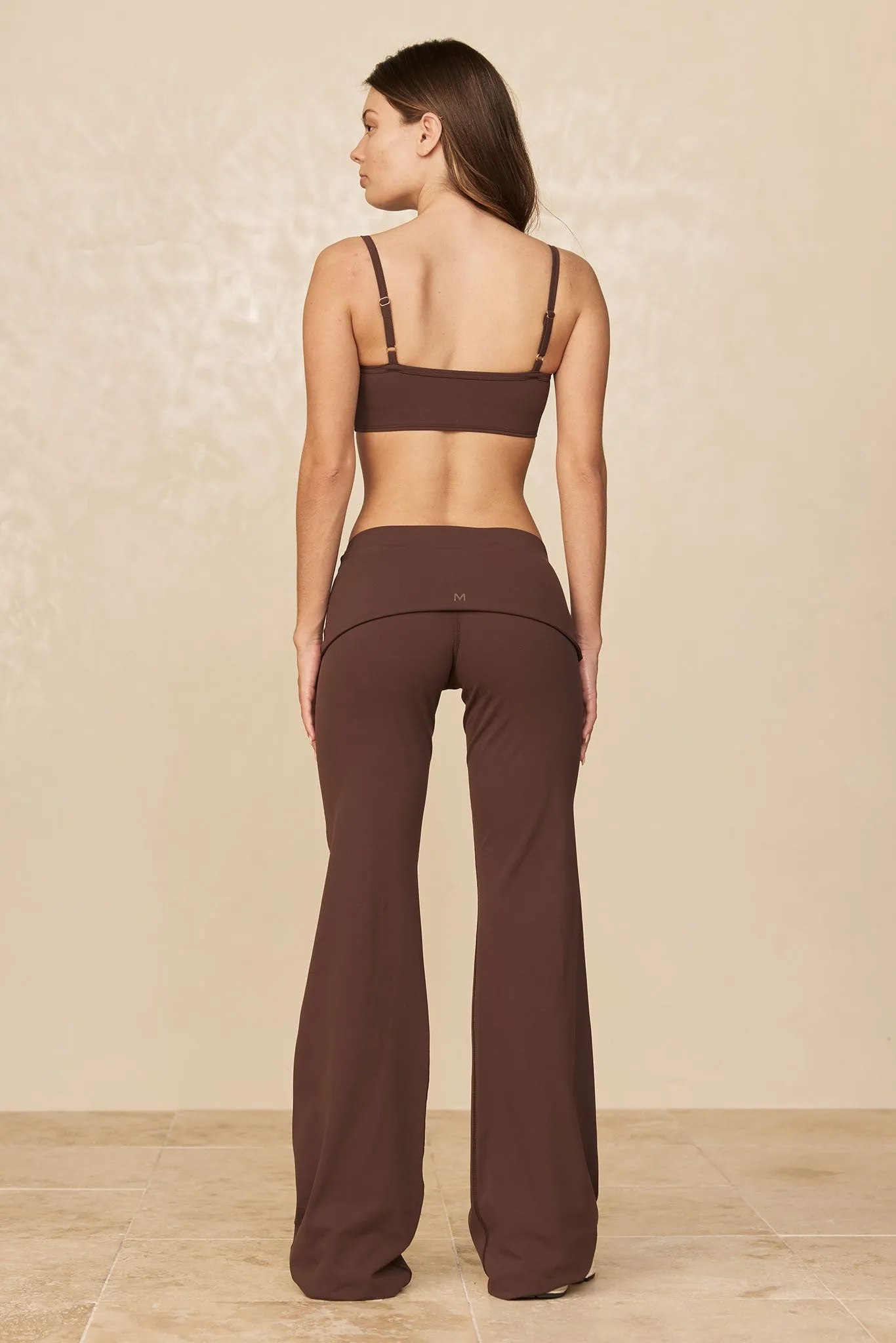 Melrose Flared Legging Long - Espresso sold by Monday Swimwear product image thumbnail 3