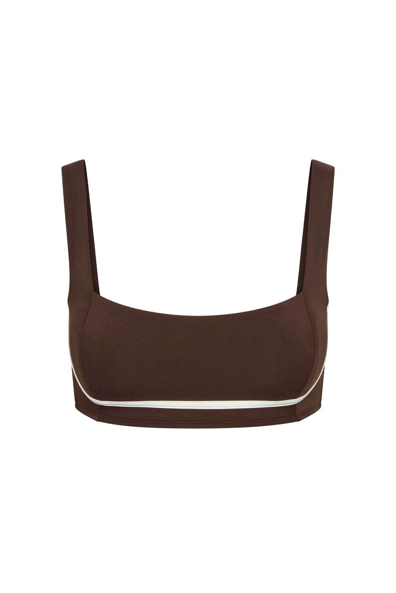 Zion Bra - Espresso/Ivory sold by Monday Swimwear