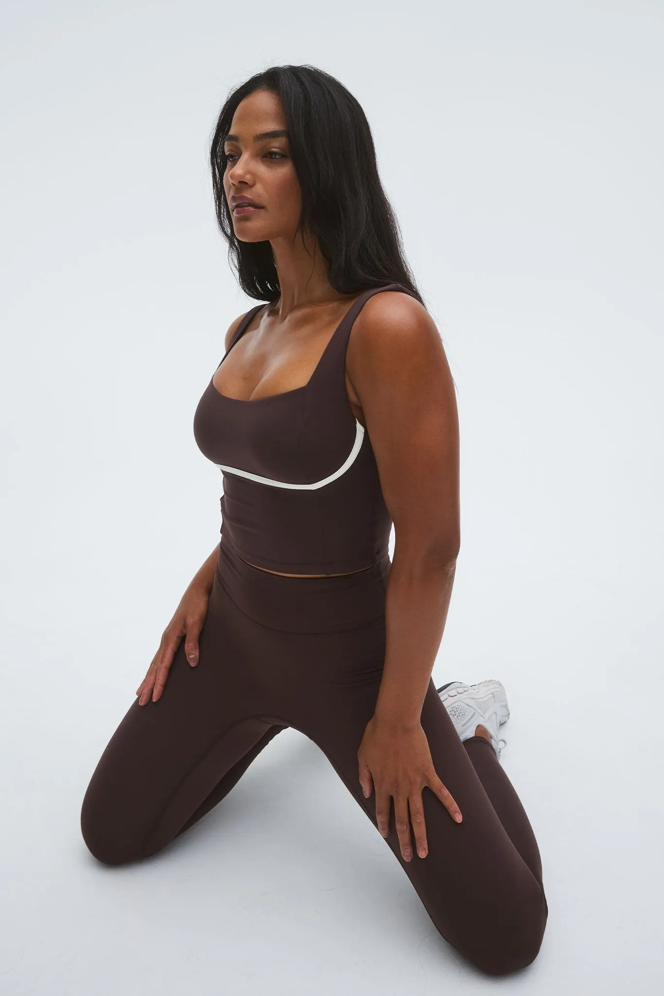 Zion Tank - Espresso/Ivory sold by Monday Swimwear product image thumbnail 3