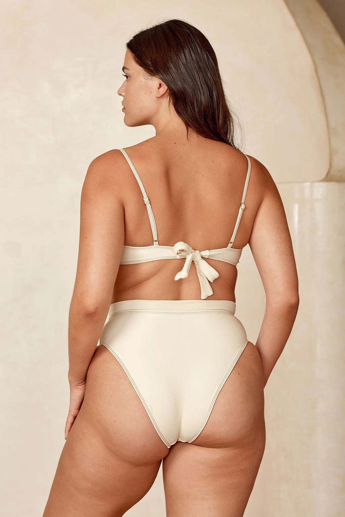 Riviera Bottom - Champagne Denim sold by Monday Swimwear product image thumbnail 5