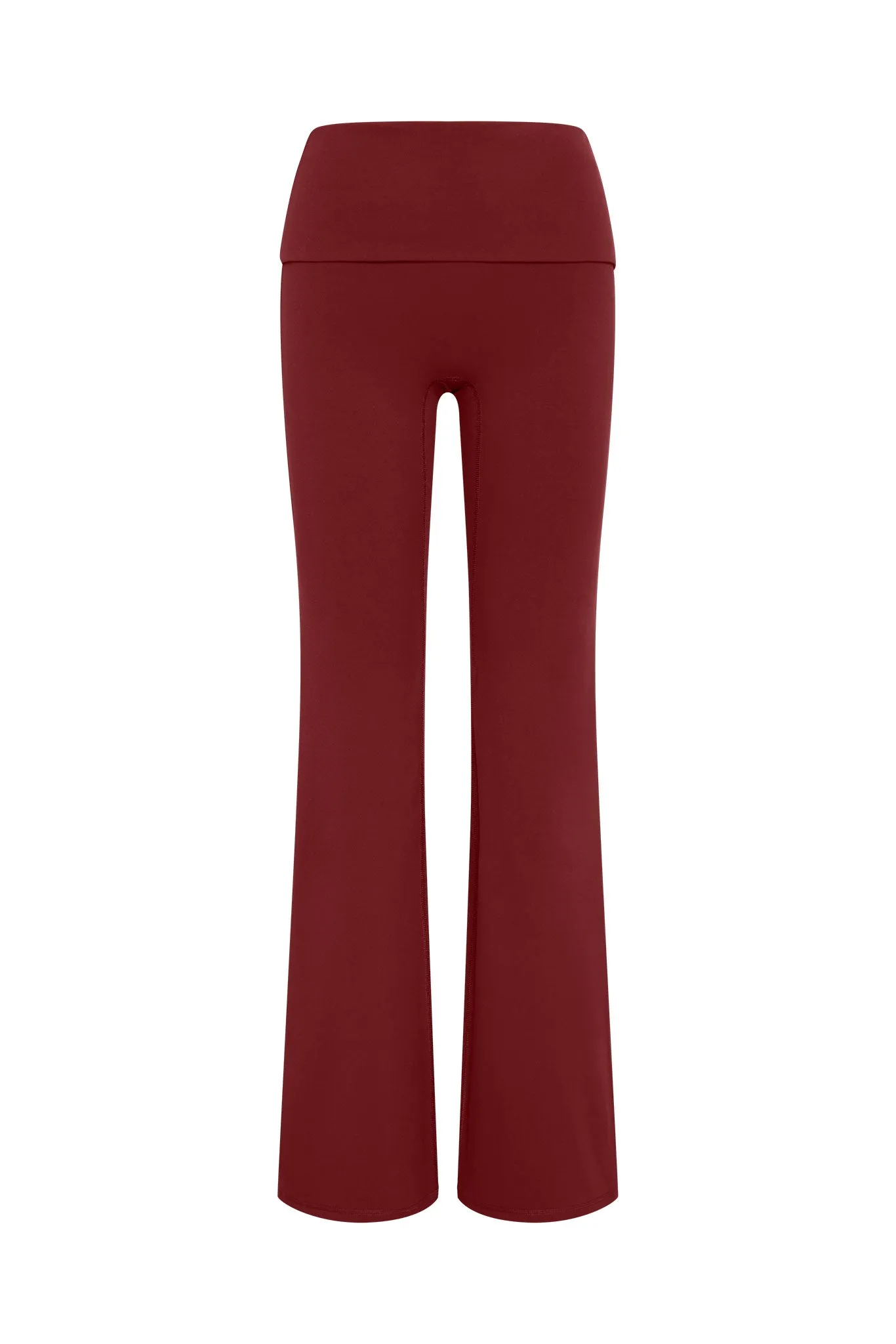Melrose Flared Legging - Burgundy sold by Monday Swimwear
