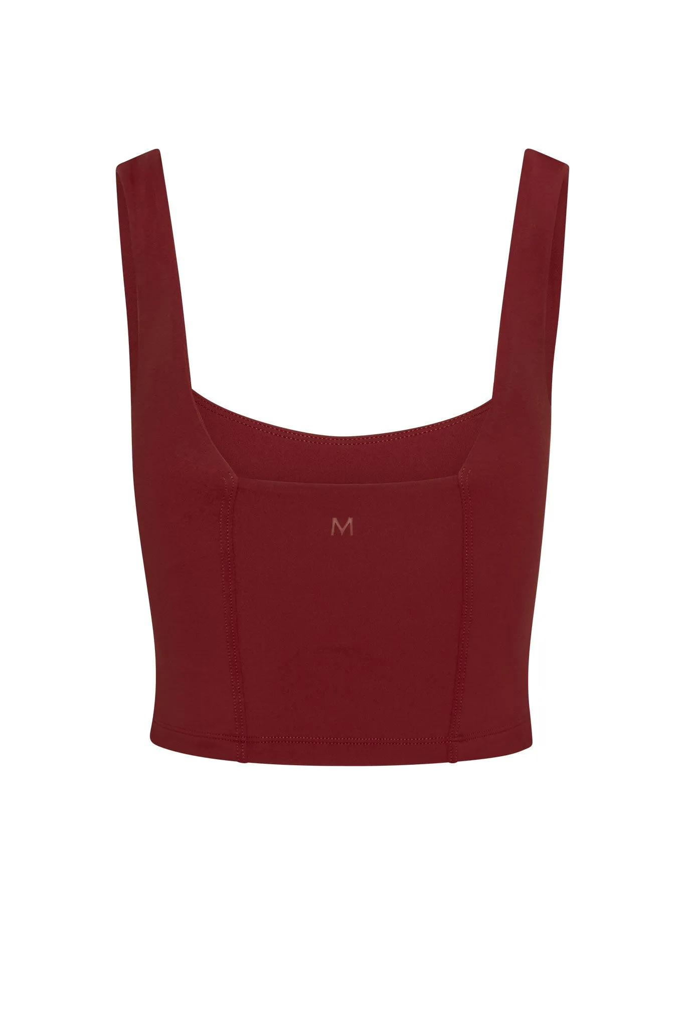 Zion Tank - Burgundy/Ivory sold by Monday Swimwear product image thumbnail 4