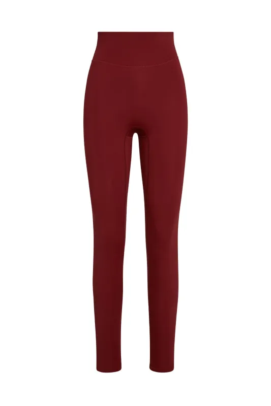Acadia Legging 27" - Burgundy sold by Monday Swimwear