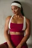 Arches “The Tash Bra” - Burgundy/Ivory sold by Monday Swimwear