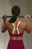 Arches “The Tash Bra” - Burgundy/Ivory sold by Monday Swimwear