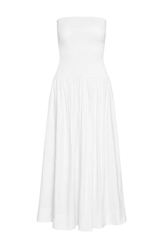 Rio Dress - White sold by Monday Swimwear