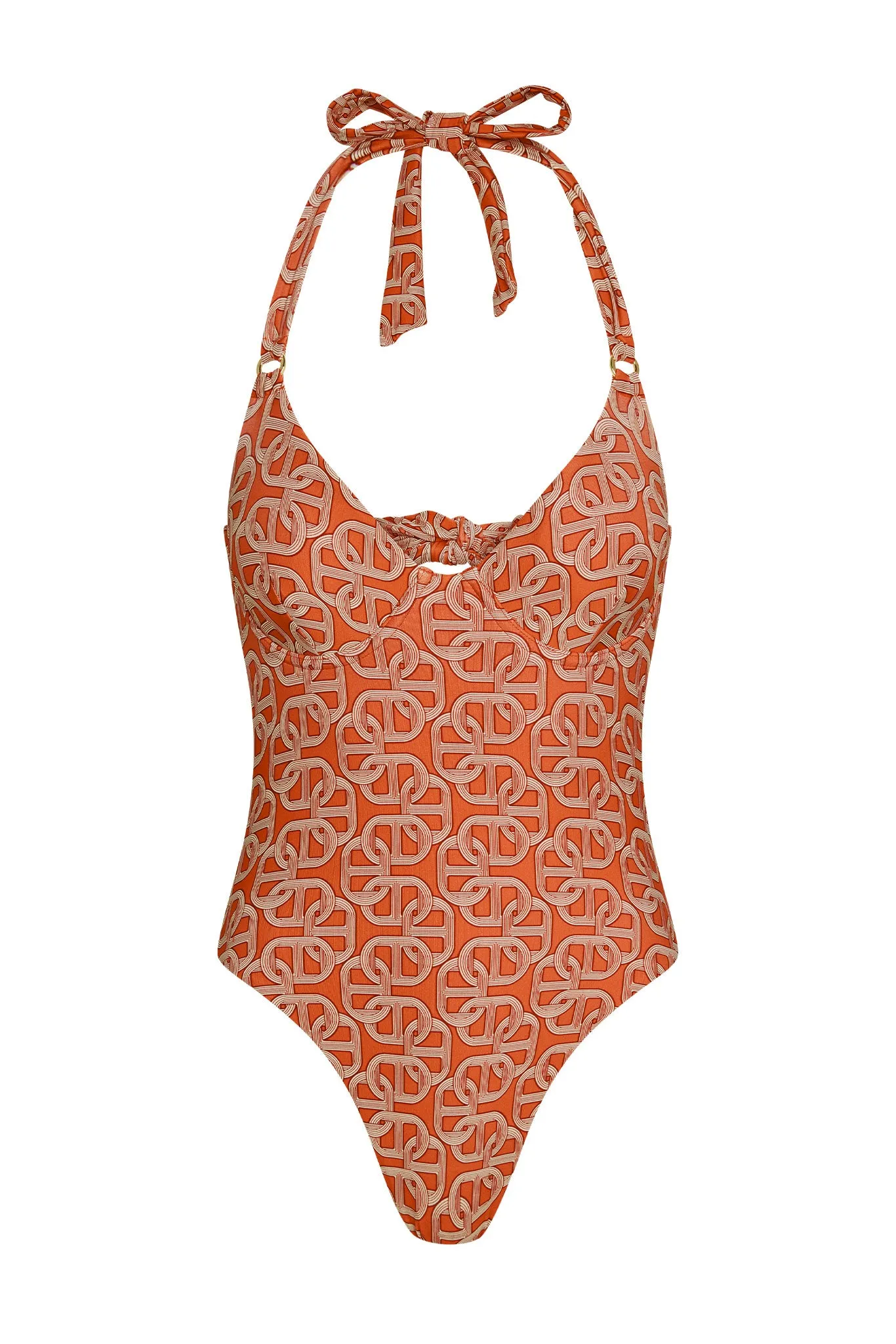 Honolulu One Piece - Chain Geo sold by Monday Swimwear