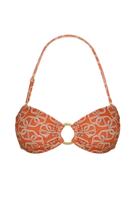 Costa Rica Top - Chain Geo sold by Monday Swimwear