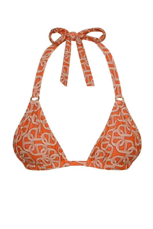 Morocco Top - Chain Geo sold by Monday Swimwear