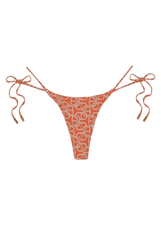 Hanalei Bottom - Chain Geo sold by Monday Swimwear