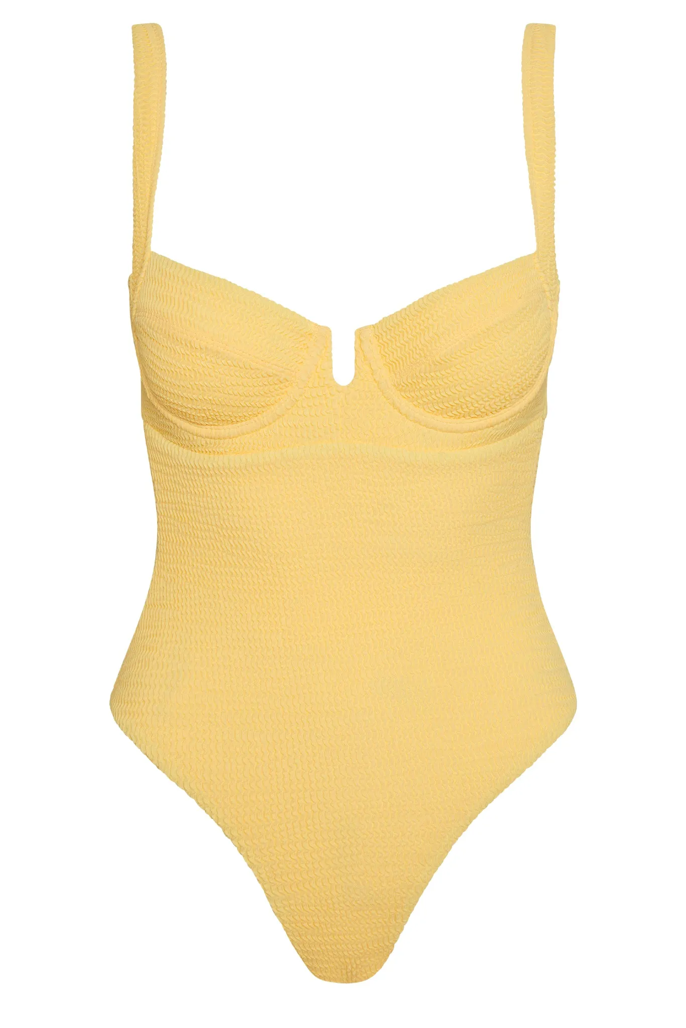 Clovelly One Piece - Honey Crinkle sold by Monday Swimwear