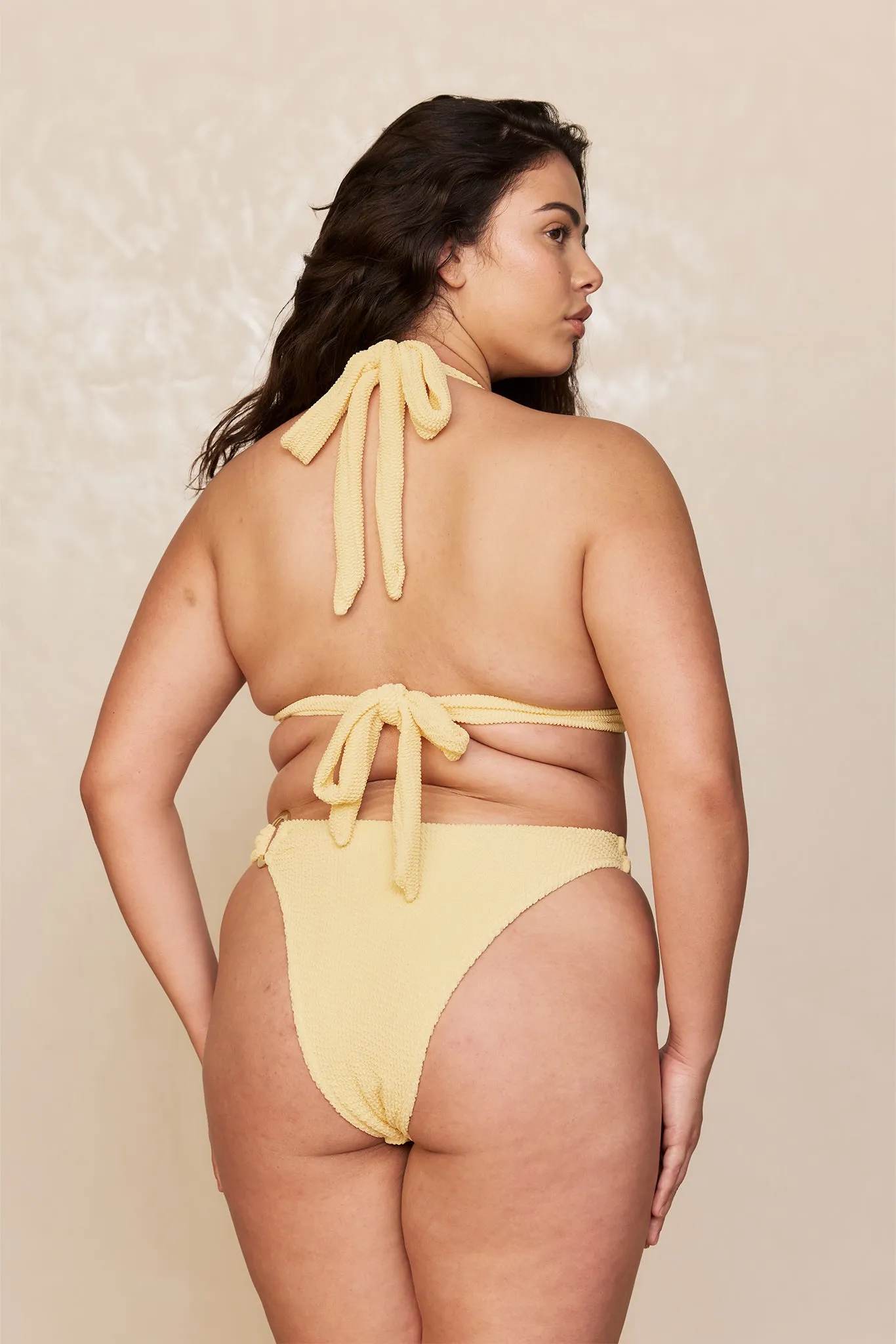 Bronte Bottom - Honey Crinkle sold by Monday Swimwear product image thumbnail 5