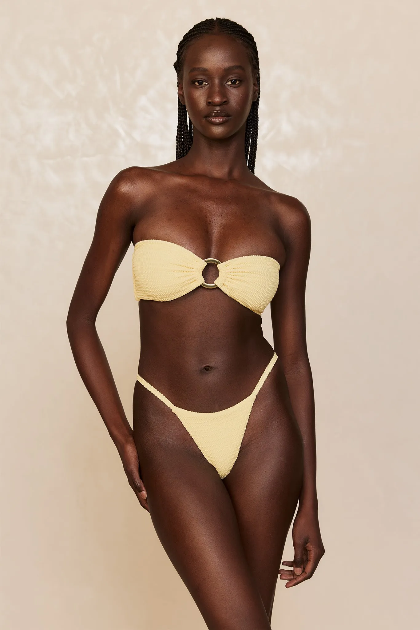 Costa Rica Top - Honey Crinkle sold by Monday Swimwear product image thumbnail 3