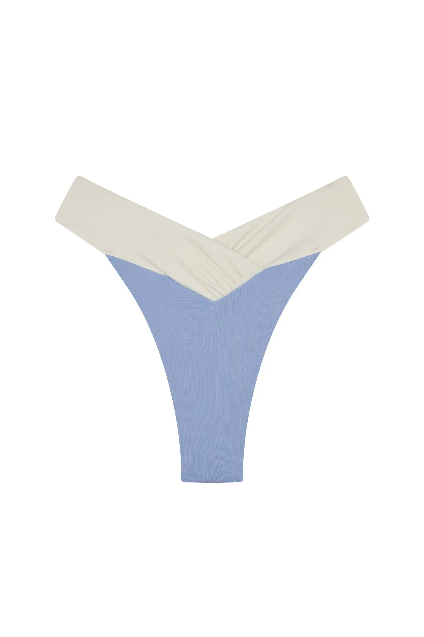Marseille Bottom - Azure/Ivory sold by Monday Swimwear