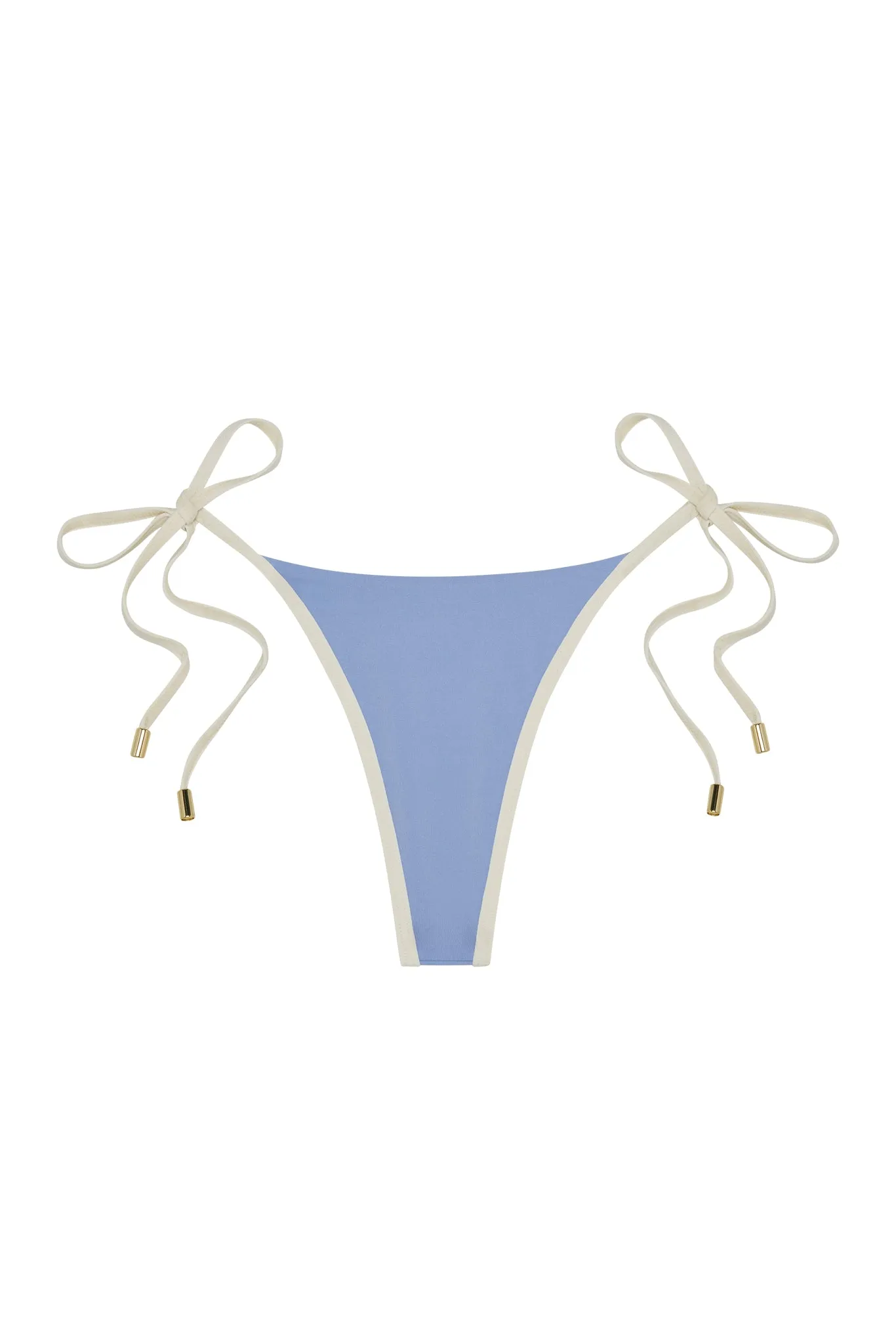 Palma Thong - Azure/Ivory sold by Monday Swimwear