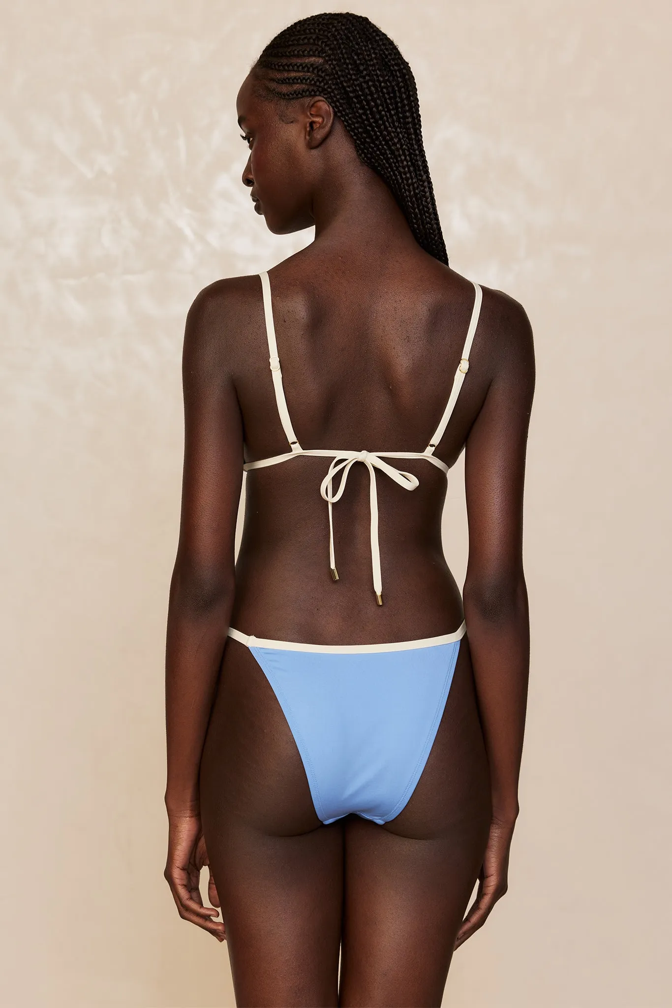 Barbados Top - Azure/Ivory sold by Monday Swimwear product image thumbnail 5