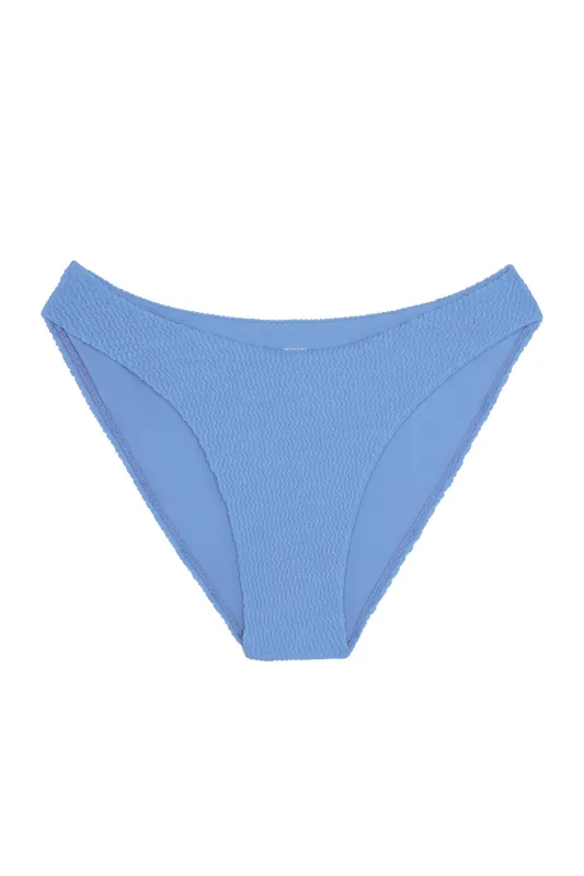 Seychelles Bottom - Azure Crinkle (Modest Coverage) sold by Monday Swimwear