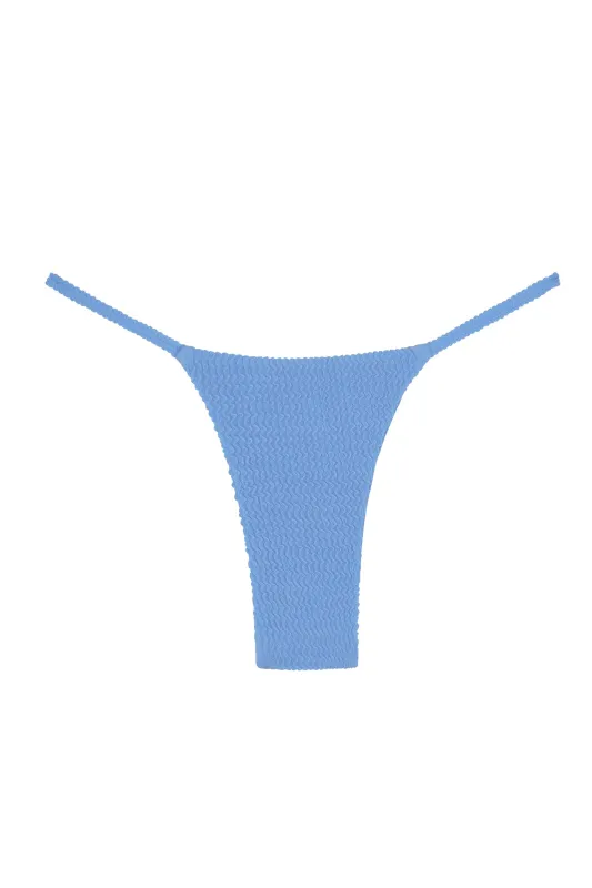 Barbados Bottom - Azure Crinkle sold by Monday Swimwear