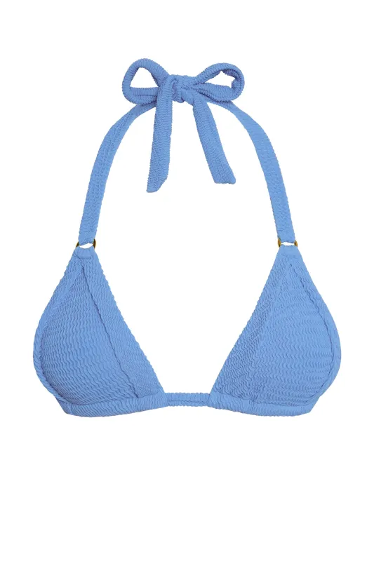 Morocco Top - Azure Crinkle sold by Monday Swimwear
