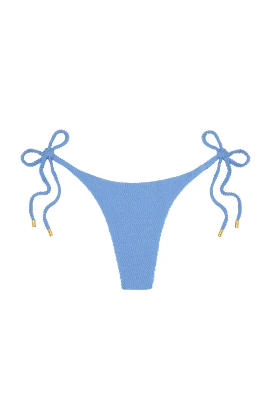 Palma Bottom - Azure Crinkle sold by Monday Swimwear