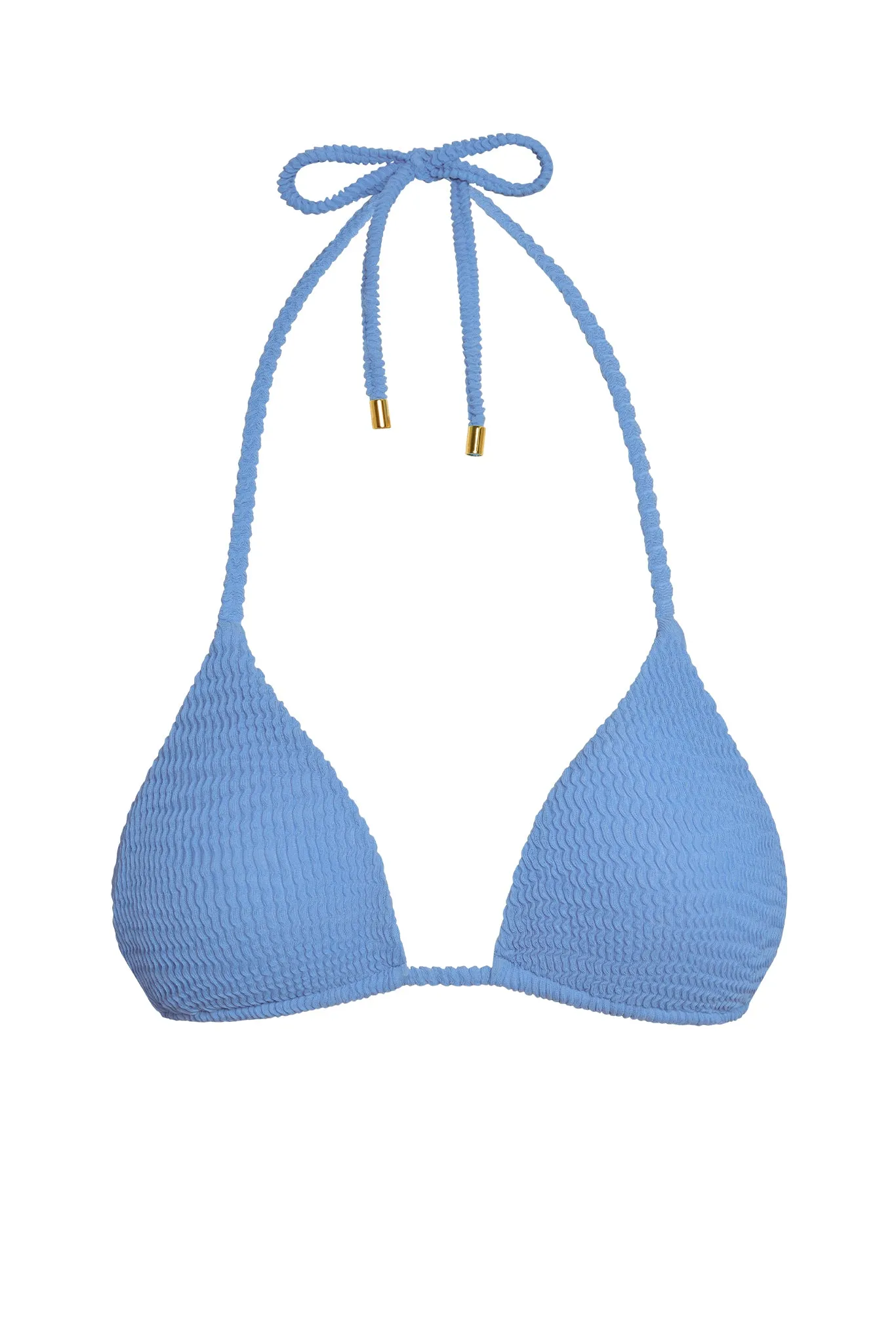 Palma Top - Azure Crinkle sold by Monday Swimwear