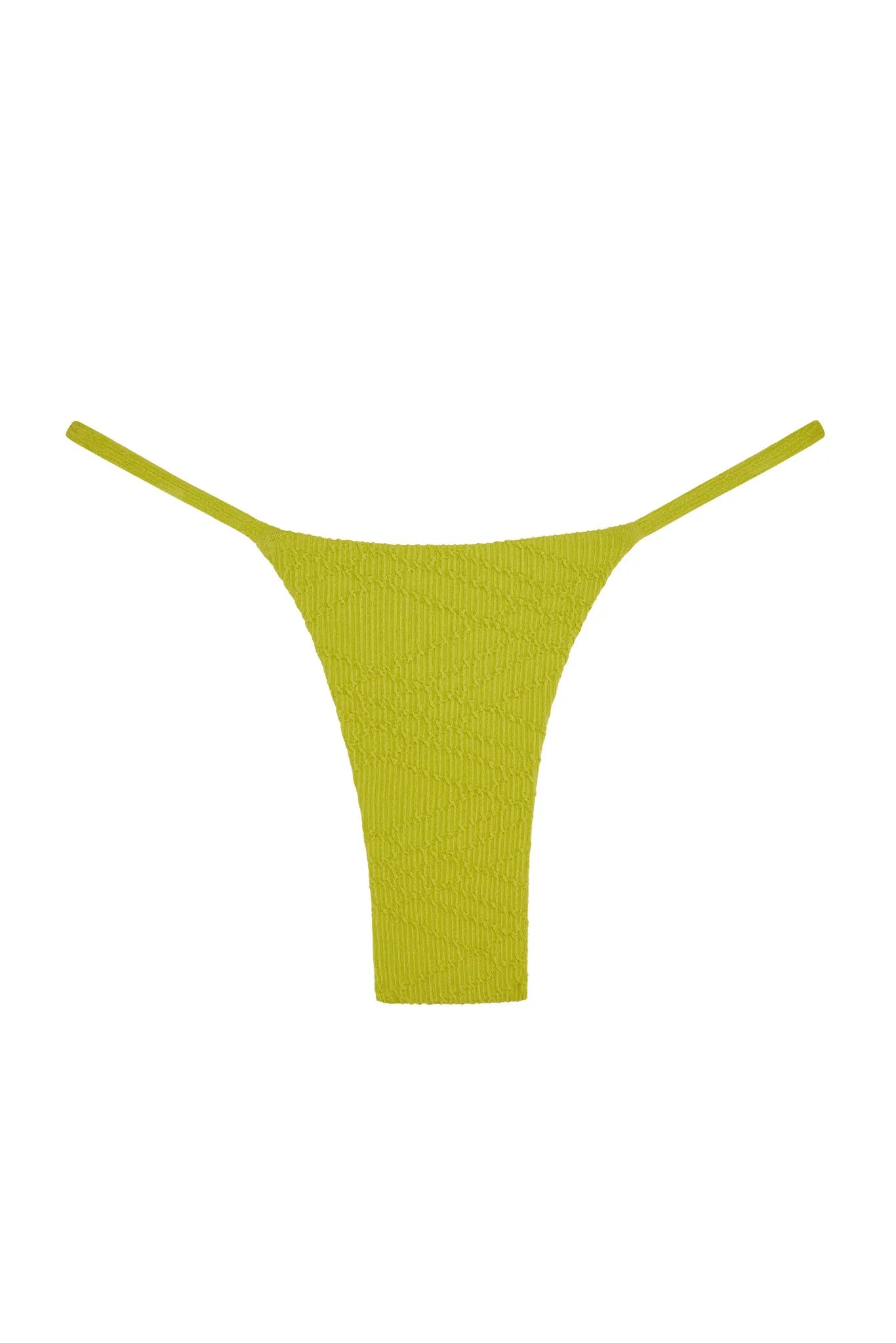 Barbados Bottom - Chartreuse Summer Plaid sold by Monday Swimwear