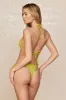 Palma Bottom - Chartreuse Summer Plaid sold by Monday Swimwear