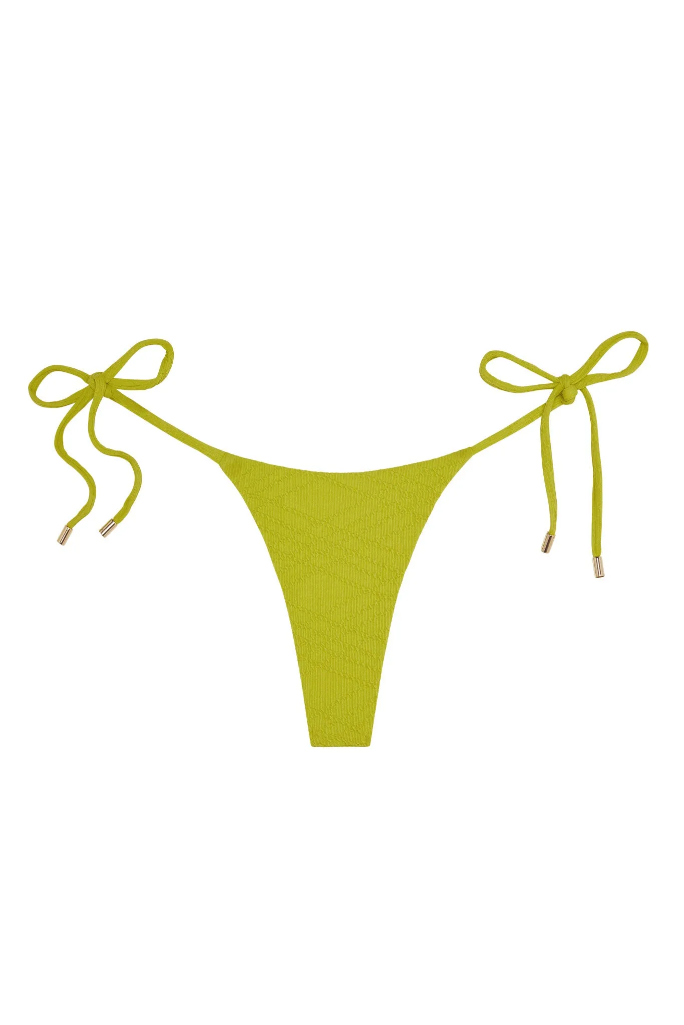 Palma Bottom - Chartreuse Summer Plaid sold by Monday Swimwear