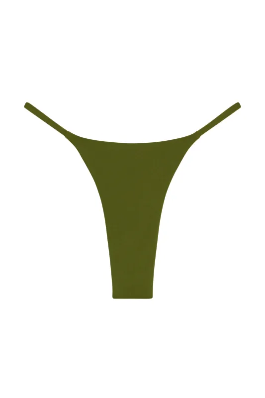 Brazil Thong - Olive sold by Monday Swimwear