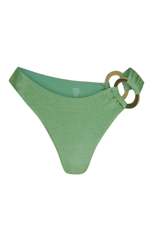 Bronte Bottom - Pond Shimmer sold by Monday Swimwear