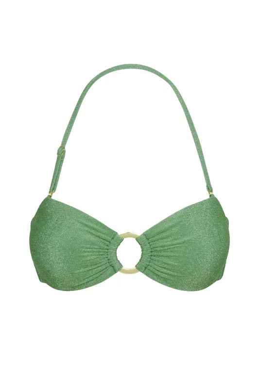 Costa Rica Top - Pond Shimmer sold by Monday Swimwear