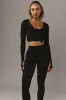 Yosemite Top - Black Rib sold by Monday Swimwear