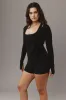 Yosemite Top - Black Rib sold by Monday Swimwear