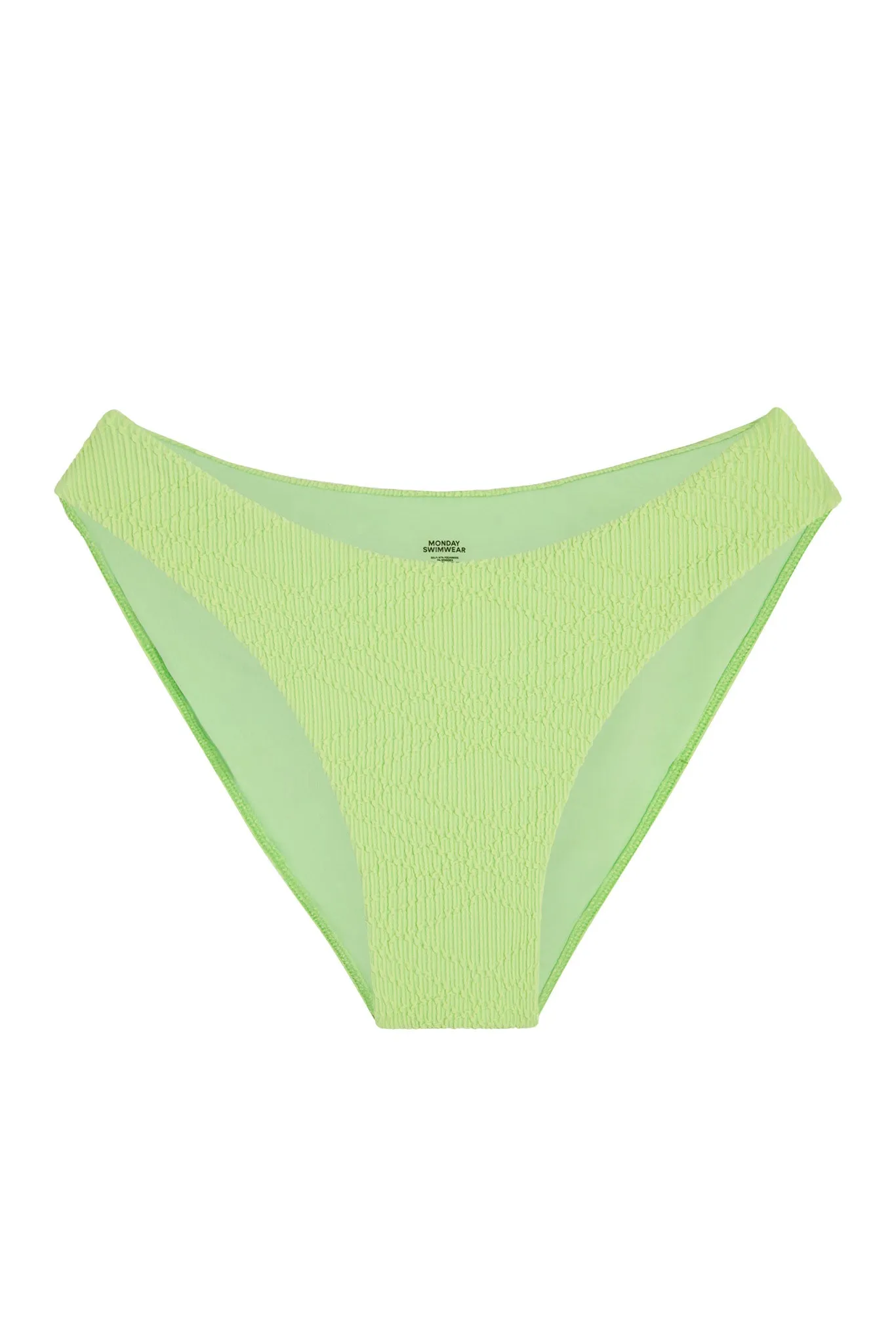 Seychelles Bottom - Honeydew Summer Plaid sold by Monday Swimwear