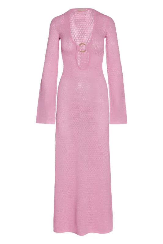 Montego Dress - Cherry Blossom Lace Crochet sold by Monday Swimwear