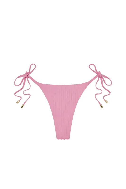 Palma Thong - Cherry Blossom Matte Rib sold by Monday Swimwear