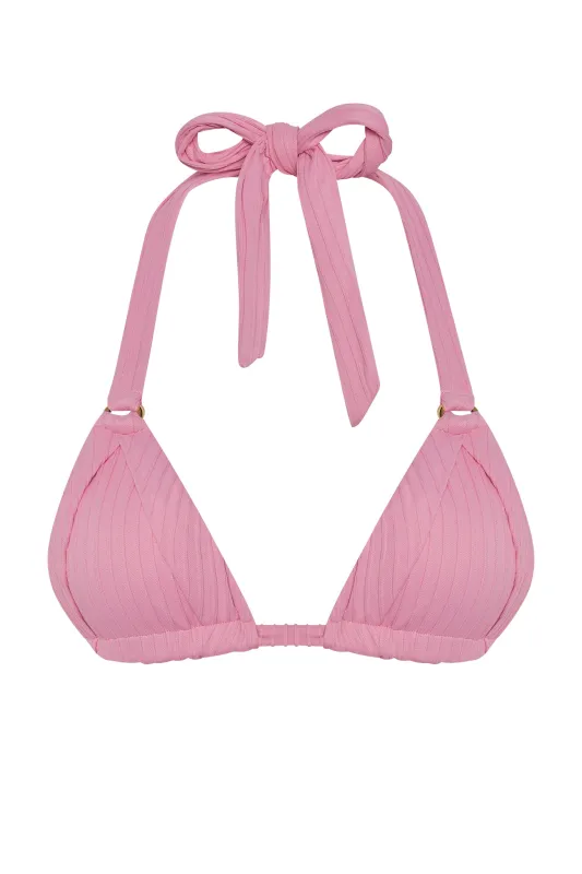 Morocco Top - Cherry Blossom Matte Rib sold by Monday Swimwear