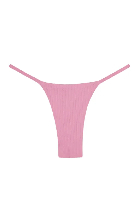 Barbados Bottom - Cherry Blossom Matte Rib sold by Monday Swimwear