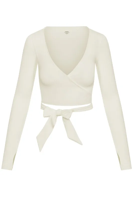 Yosemite Top - Ivory Rib sold by Monday Swimwear