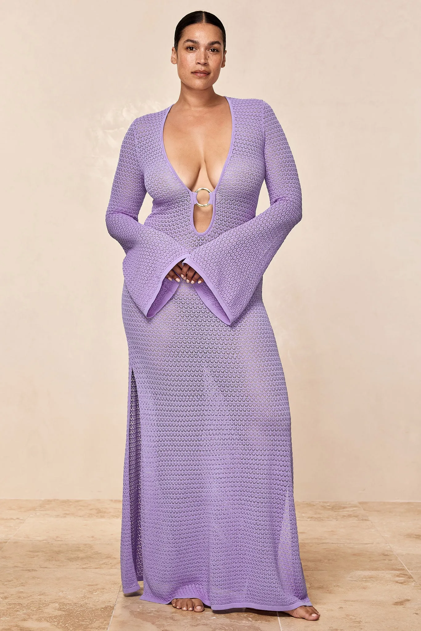 Montego Dress - Wisteria Lace Crochet sold by Monday Swimwear product image thumbnail 5