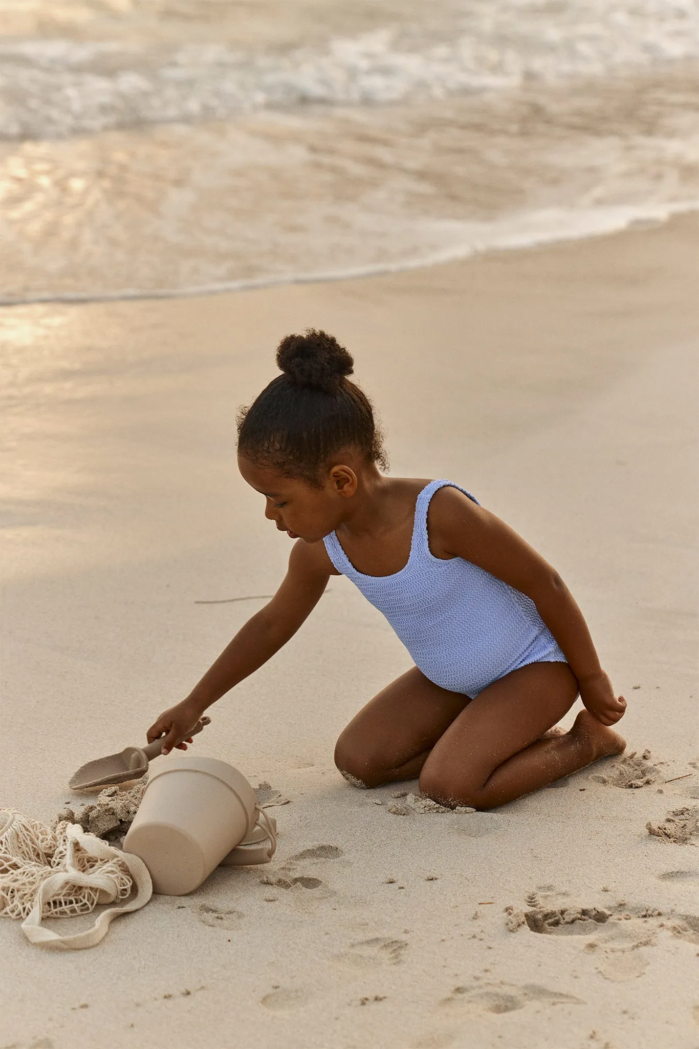 Sardinia One Piece - Wisteria Crinkle sold by Monday Swimwear product image thumbnail 3