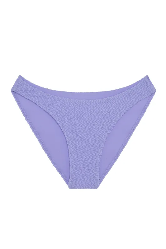 Seychelles Bottom - Wisteria Crinkle (Modest Coverage) sold by Monday Swimwear